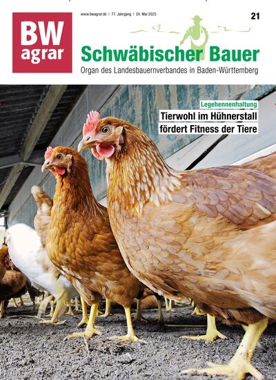 Titelbild der Ausgabe 21/2025 von BWagrar Schwäbischer Bauer. Diese Zeitschrift und viele weitere Naturzeitschriften, Landwirtschaftszeitungen und Umweltmagazine als Abo oder epaper bei United Kiosk online kaufen.