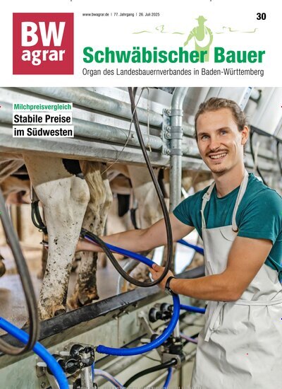 Titelbild der Ausgabe 30/2025 von BWagrar Schwäbischer Bauer. Diese Zeitschrift und viele weitere Naturzeitschriften, Landwirtschaftszeitungen und Umweltmagazine als Abo oder epaper bei United Kiosk online kaufen.