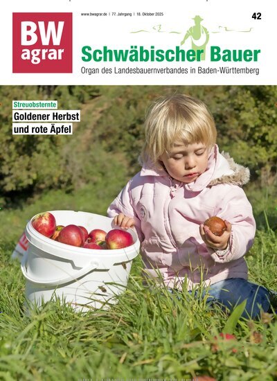 Titelbild der Ausgabe 42/2025 von BWagrar Schwäbischer Bauer. Diese Zeitschrift und viele weitere Naturzeitschriften, Landwirtschaftszeitungen und Umweltmagazine als Abo oder epaper bei United Kiosk online kaufen.