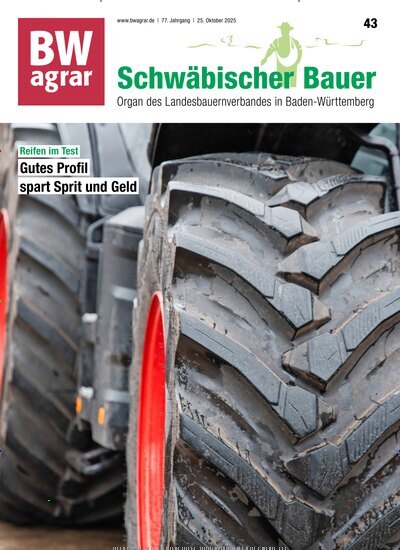 Titelbild der Ausgabe 43/2025 von BWagrar Schwäbischer Bauer. Diese Zeitschrift und viele weitere Naturzeitschriften, Landwirtschaftszeitungen und Umweltmagazine als Abo oder epaper bei United Kiosk online kaufen.