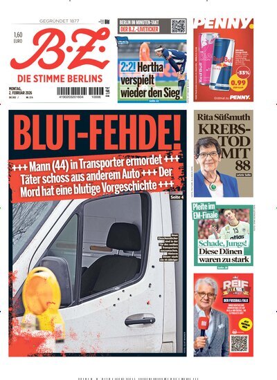 Titelbild der Ausgabe 27/2026 von B.Z.. Diese Zeitschrift und viele weitere Zeitungsabos als Abo oder epaper bei United Kiosk online kaufen.