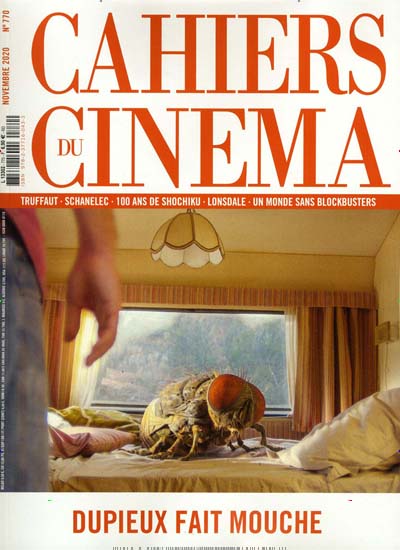 Titelbild der Ausgabe 770/2020 von Cahiers du Cinema. Diese Zeitschrift und viele weitere Reisemagazine, Freizeitmagazine und Wissensmagazine als Abo oder epaper bei United Kiosk online kaufen.