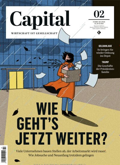 Titelbild der Ausgabe 2/2026 von Capital. Diese Zeitschrift und viele weitere Wirtschaftsmagazine und Politikmagazine als Abo oder epaper bei United Kiosk online kaufen.