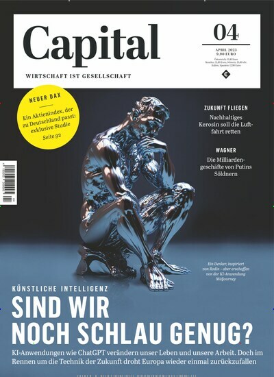 Titelbild der Ausgabe 4/2023 von Capital. Diese Zeitschrift und viele weitere Wirtschaftsmagazine und Politikmagazine als Abo oder epaper bei United Kiosk online kaufen.