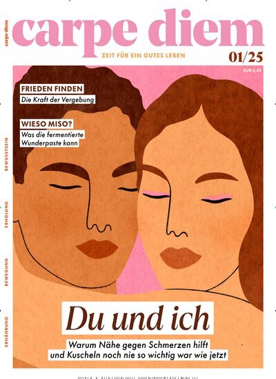 Titelbild der Ausgabe 1/2024 von carpe diem. Diese Zeitschrift und viele weitere Frauenzeitschriften als Abo oder epaper bei United Kiosk online kaufen.