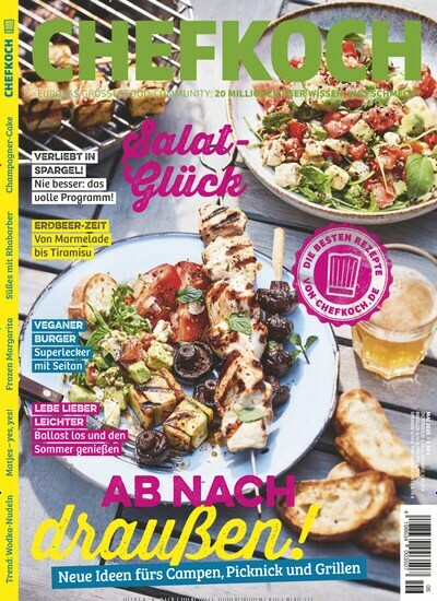 Titelbild der Ausgabe 6/2023 von CHEFKOCH. Diese Zeitschrift und viele weitere Kochzeitschriften und Backzeitschriften als Abo oder epaper bei United Kiosk online kaufen.