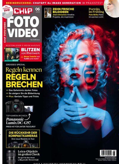 Titelbild der Ausgabe 6/2025 von CHIP Foto-Video. Diese Zeitschrift und viele weitere Audiomagazine, Filmmagazine und Fotozeitschriften als Abo oder epaper bei United Kiosk online kaufen.