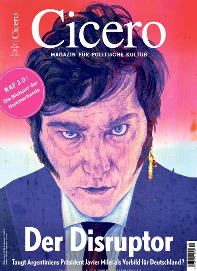 Titelbild der Ausgabe 10/2025 von Cicero. Diese Zeitschrift und viele weitere Wirtschaftsmagazine und Politikmagazine als Abo oder epaper bei United Kiosk online kaufen.