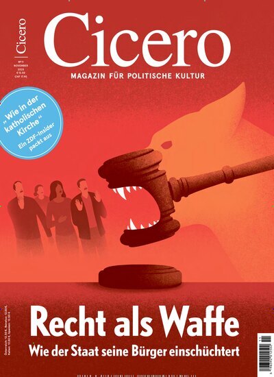 Titelbild der Ausgabe 11/2025 von Cicero. Diese Zeitschrift und viele weitere Wirtschaftsmagazine und Politikmagazine als Abo oder epaper bei United Kiosk online kaufen.