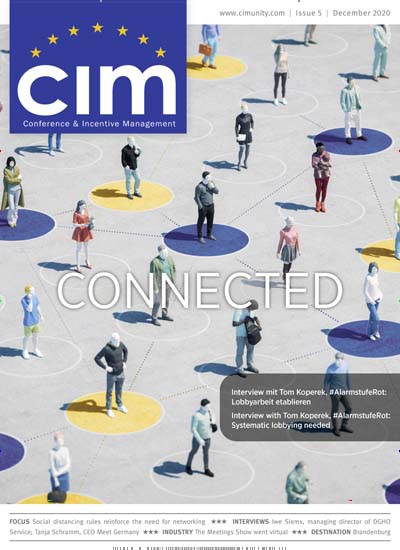 Titelbild der Ausgabe 1/2021 von CIM Conference & Incentive Management . Diese Zeitschrift und viele weitere Businessmagazine als Abo oder epaper bei United Kiosk online kaufen.