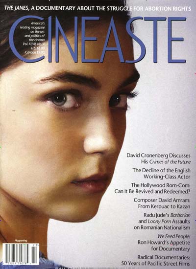 Titelbild der Ausgabe 23/2022 von Cineaste USA. Diese Zeitschrift und viele weitere Reisemagazine, Freizeitmagazine und Wissensmagazine als Abo oder epaper bei United Kiosk online kaufen.