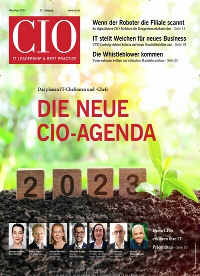 Titelbild der Ausgabe 4/2023 von CIO. Diese Zeitschrift und viele weitere Businessmagazine als Abo oder epaper bei United Kiosk online kaufen.