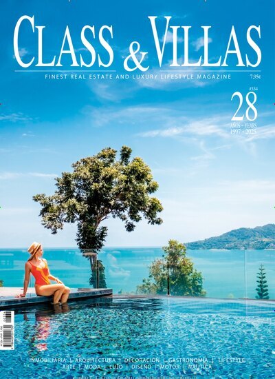 Titelbild der Ausgabe 8/2025 von Class & Villas. Diese Zeitschrift und viele weitere Gartenzeitschriften und Wohnzeitschriften als Abo oder epaper bei United Kiosk online kaufen.