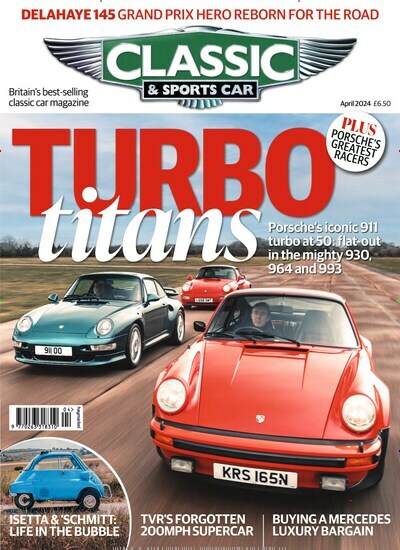 Titelbild der Ausgabe 5/2024 von Classic and Sports Car. Diese Zeitschrift und viele weitere Automagazine und Motorradzeitschriften als Abo oder epaper bei United Kiosk online kaufen.