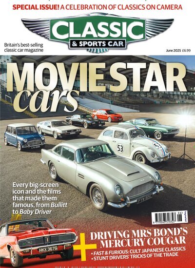 Titelbild der Ausgabe 6/2025 von Classic and Sports Car. Diese Zeitschrift und viele weitere Automagazine und Motorradzeitschriften als Abo oder epaper bei United Kiosk online kaufen.
