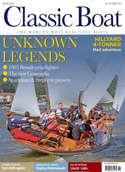 Titelbild der Ausgabe 6/2025 von Classic Boat UK. Diese Zeitschrift und viele weitere Sportmagazine als Abo oder epaper bei United Kiosk online kaufen.
