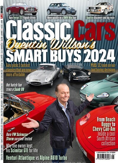 Titelbild der Ausgabe 5/2024 von Classic Cars UK. Diese Zeitschrift und viele weitere Automagazine und Motorradzeitschriften als Abo oder epaper bei United Kiosk online kaufen.