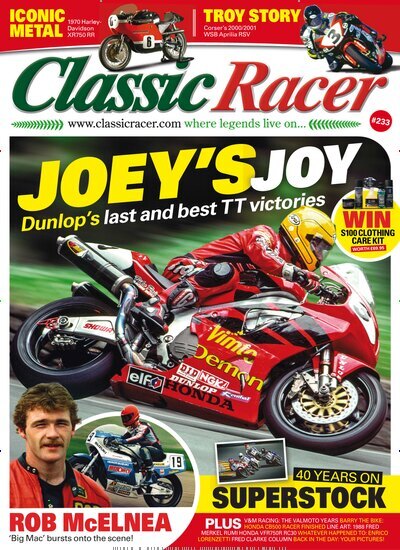 Titelbild der Ausgabe 2/2025 von Classic Racer. Diese Zeitschrift und viele weitere Automagazine und Motorradzeitschriften als Abo oder epaper bei United Kiosk online kaufen.