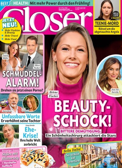 Titelbild der Ausgabe 12/2026 von Closer. Diese Zeitschrift und viele weitere Lifestylemagazine und Peoplemagazine als Abo oder epaper bei United Kiosk online kaufen.