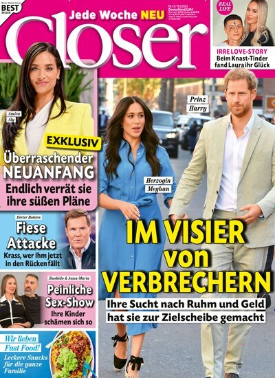 Titelbild der Ausgabe 13/2025 von Closer. Diese Zeitschrift und viele weitere Lifestylemagazine und Peoplemagazine als Abo oder epaper bei United Kiosk online kaufen.