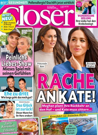 Titelbild der Ausgabe 14/2026 von Closer. Diese Zeitschrift und viele weitere Lifestylemagazine und Peoplemagazine als Abo oder epaper bei United Kiosk online kaufen.