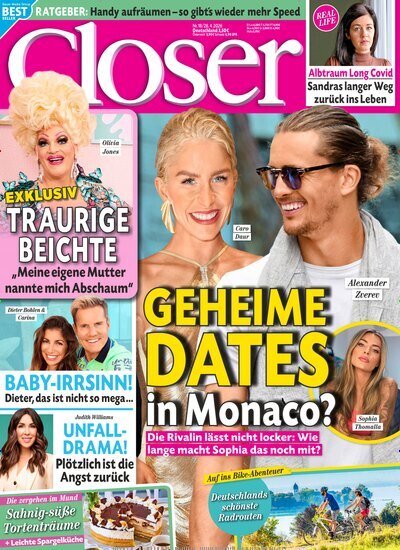 Titelbild der Ausgabe 18/2026 von Closer. Diese Zeitschrift und viele weitere Lifestylemagazine und Peoplemagazine als Abo oder epaper bei United Kiosk online kaufen.