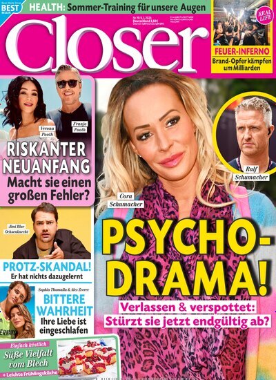 Titelbild der Ausgabe 19/2026 von Closer. Diese Zeitschrift und viele weitere Lifestylemagazine und Peoplemagazine als Abo oder epaper bei United Kiosk online kaufen.