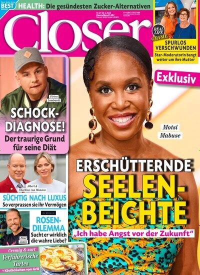 Titelbild der Ausgabe 21/2026 von Closer. Diese Zeitschrift und viele weitere Lifestylemagazine und Peoplemagazine als Abo oder epaper bei United Kiosk online kaufen.