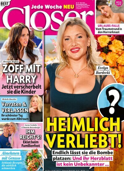 Titelbild der Ausgabe 26/2025 von Closer. Diese Zeitschrift und viele weitere Lifestylemagazine und Peoplemagazine als Abo oder epaper bei United Kiosk online kaufen.