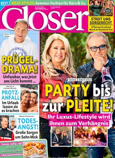 Titelbild der Ausgabe 33/2026 von Closer. Diese Zeitschrift und viele weitere Lifestylemagazine und Peoplemagazine als Abo oder epaper bei United Kiosk online kaufen.