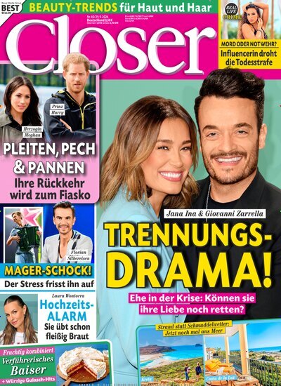 Titelbild der Ausgabe 40/2026 von Closer. Diese Zeitschrift und viele weitere Lifestylemagazine und Peoplemagazine als Abo oder epaper bei United Kiosk online kaufen.
