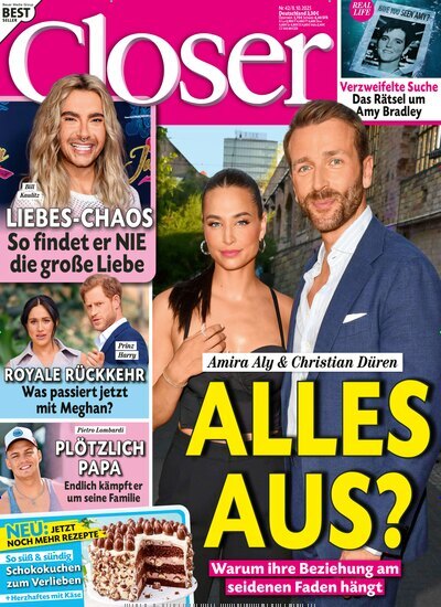 Titelbild der Ausgabe 42/2025 von Closer. Diese Zeitschrift und viele weitere Lifestylemagazine und Peoplemagazine als Abo oder epaper bei United Kiosk online kaufen.