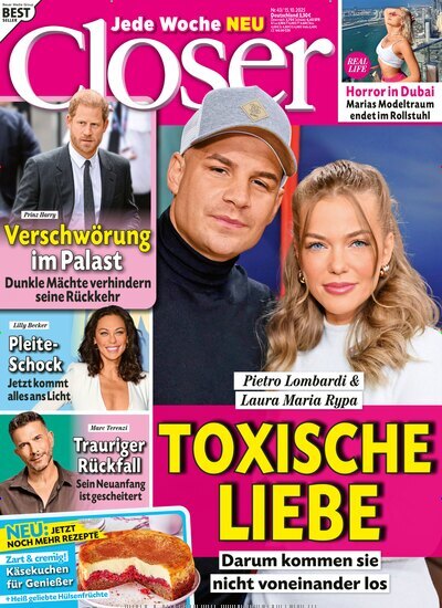 Titelbild der Ausgabe 43/2025 von Closer. Diese Zeitschrift und viele weitere Lifestylemagazine und Peoplemagazine als Abo oder epaper bei United Kiosk online kaufen.