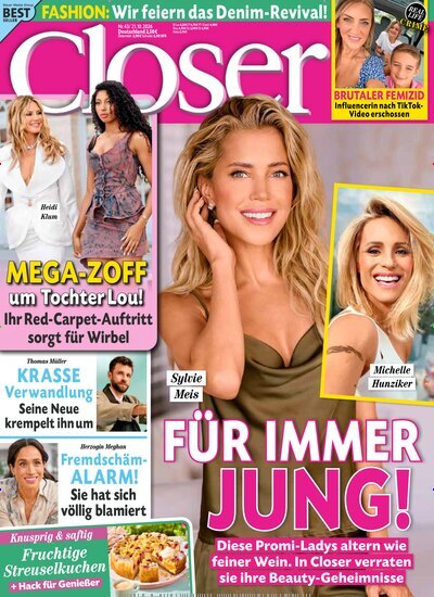Titelbild der Ausgabe 43/2026 von Closer. Diese Zeitschrift und viele weitere Lifestylemagazine und Peoplemagazine als Abo oder epaper bei United Kiosk online kaufen.