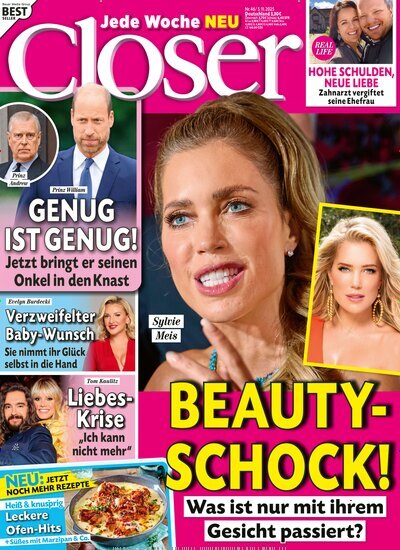 Titelbild der Ausgabe 46/2025 von Closer. Diese Zeitschrift und viele weitere Lifestylemagazine und Peoplemagazine als Abo oder epaper bei United Kiosk online kaufen.