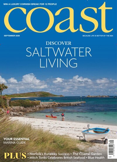 Titelbild der Ausgabe 9/2026 von Coast. Diese Zeitschrift und viele weitere Gartenzeitschriften und Wohnzeitschriften als Abo oder epaper bei United Kiosk online kaufen.