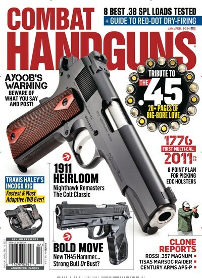 Titelbild der Ausgabe 10/2023 von Combat Handguns. Diese Zeitschrift und viele weitere Reisemagazine, Freizeitmagazine und Wissensmagazine als Abo oder epaper bei United Kiosk online kaufen.