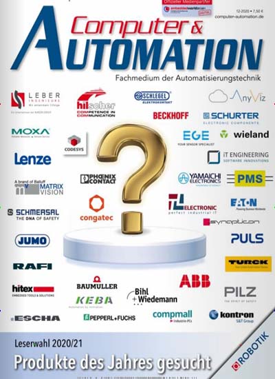 Titelbild der Ausgabe 12/2020 von Computer & Automation. Diese Zeitschrift und viele weitere Industriemagazine und Handwerkmagazine als Abo oder epaper bei United Kiosk online kaufen.