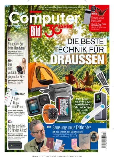 Titelbild der Ausgabe 17/2026 von Computer Bild. Diese Zeitschrift und viele weitere Computerzeitschriften, Tabletmagazine und Smartphonemagazine als Abo oder epaper bei United Kiosk online kaufen.