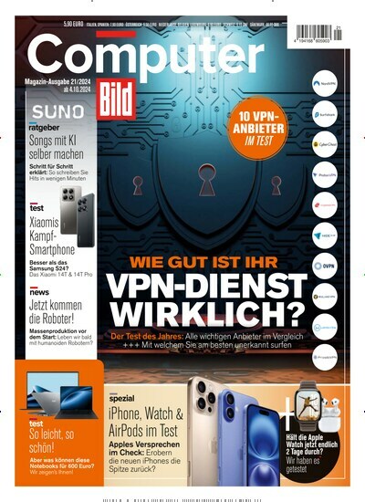 Computer Bild als Abo und epaper bei United Kiosk