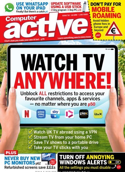 Titelbild der Ausgabe 712/2025 von Computeractive. Diese Zeitschrift und viele weitere Computerzeitschriften, Tabletmagazine und Smartphonemagazine als Abo oder epaper bei United Kiosk online kaufen.