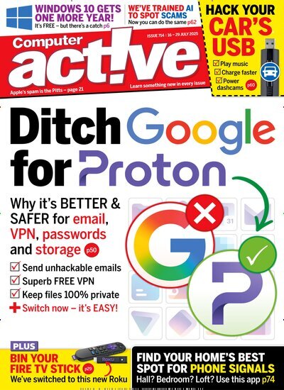 Titelbild der Ausgabe 714/2025 von Computeractive. Diese Zeitschrift und viele weitere Computerzeitschriften, Tabletmagazine und Smartphonemagazine als Abo oder epaper bei United Kiosk online kaufen.