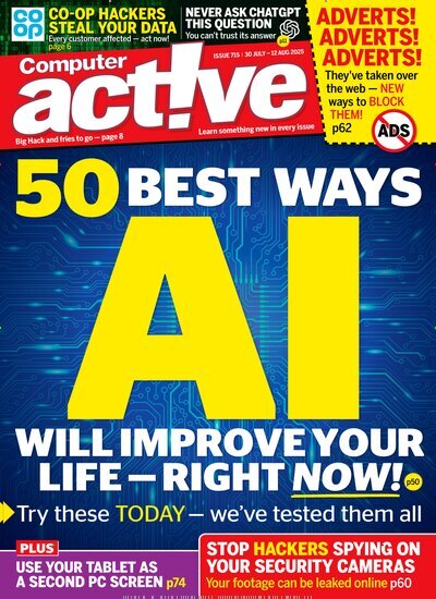 Titelbild der Ausgabe 715/2025 von Computeractive. Diese Zeitschrift und viele weitere Computerzeitschriften, Tabletmagazine und Smartphonemagazine als Abo oder epaper bei United Kiosk online kaufen.