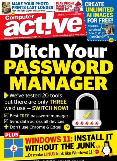 Titelbild der Ausgabe 720/2025 von Computeractive. Diese Zeitschrift und viele weitere Computerzeitschriften, Tabletmagazine und Smartphonemagazine als Abo oder epaper bei United Kiosk online kaufen.
