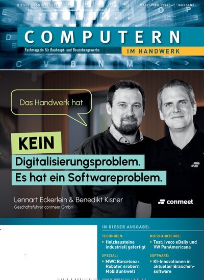 Titelbild der Ausgabe 4/2026 von Computern im Handwerk. Diese Zeitschrift und viele weitere Architekturzeitschriften und Bauzeitschriften als Abo oder epaper bei United Kiosk online kaufen.