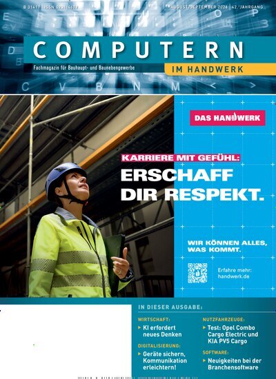 Titelbild der Ausgabe 9/2026 von Computern im Handwerk. Diese Zeitschrift und viele weitere Architekturzeitschriften und Bauzeitschriften als Abo oder epaper bei United Kiosk online kaufen.