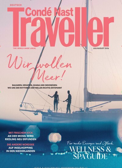 Titelbild der Ausgabe 4/2026 von Conde Nast Traveller. Diese Zeitschrift und viele weitere Reisemagazine, Freizeitmagazine und Wissensmagazine als Abo oder epaper bei United Kiosk online kaufen.