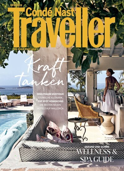 Titelbild der Ausgabe 5/2025 von Conde Nast Traveller. Diese Zeitschrift und viele weitere Reisemagazine, Freizeitmagazine und Wissensmagazine als Abo oder epaper bei United Kiosk online kaufen.