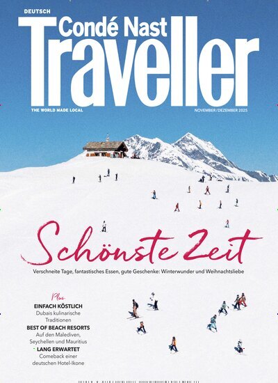 Titelbild der Ausgabe 6/2025 von Conde Nast Traveller. Diese Zeitschrift und viele weitere Reisemagazine, Freizeitmagazine und Wissensmagazine als Abo oder epaper bei United Kiosk online kaufen.