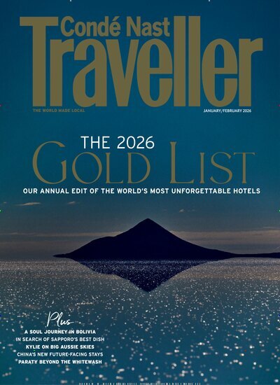 Titelbild der Ausgabe 9/2025 von Conde Nast Traveller UK. Diese Zeitschrift und viele weitere Reisemagazine, Freizeitmagazine und Wissensmagazine als Abo oder epaper bei United Kiosk online kaufen.